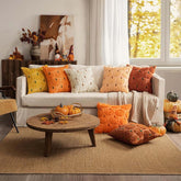 MIULEE Decorative Fall Pumpkin Farmhouse Pillow Covers