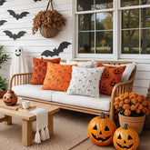 MIULEE Halloween Cute Ghost Spooky Pillow Covers