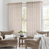 Linen Textured Window Drapes