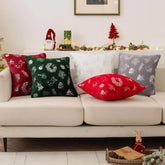 MIULEE Christmas Decorative Soft Plush Faux Wool Pillow Covers (Pack of 2) - Miulee