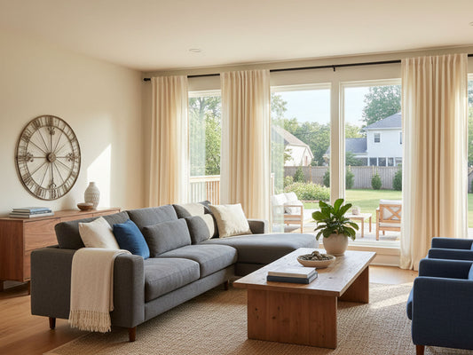 Curtains Hanging in A Room
