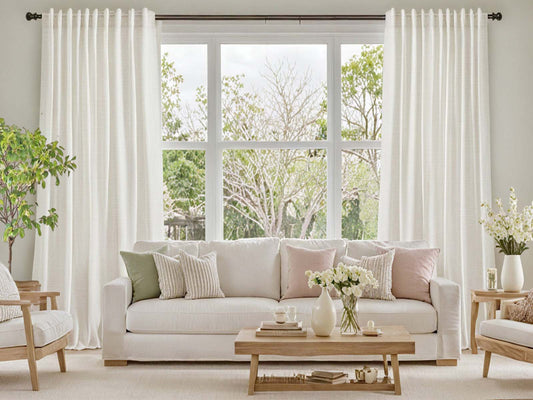 Curtains in A Living Room