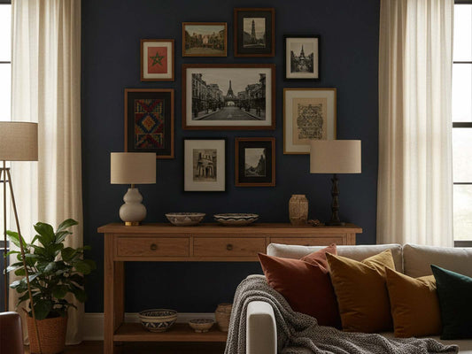Living Room Reveal Added Color Charm and Coziness