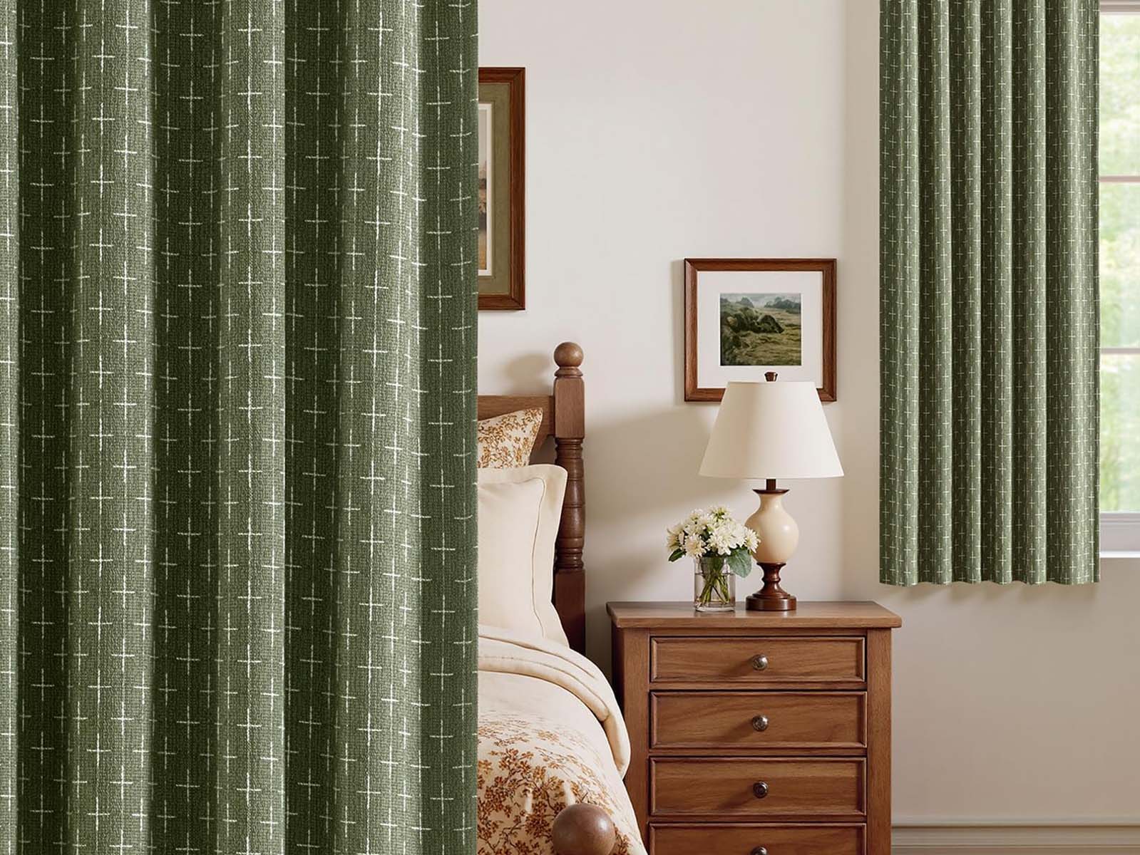 Statement Pattern Drapery: When Curtains Become the Focal Point – Miulee