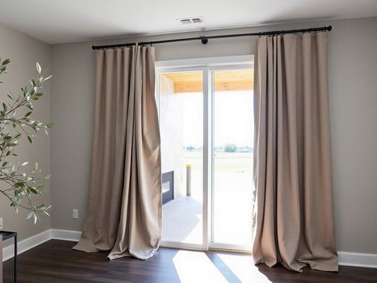 Simple Curtains for Large Windows: Elevate Your Home with Custom Solutions. - Miulee
