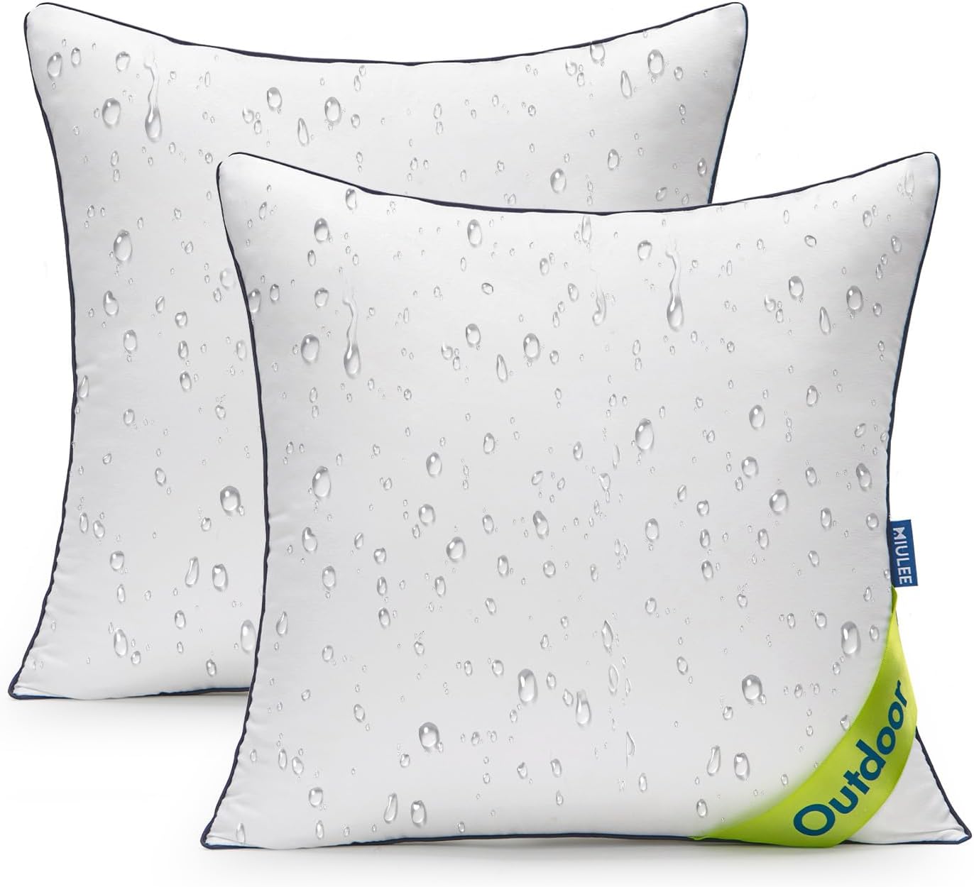 MIULEE 18x18 Water Resistant Waterproof outdoor Pillow Inserts
