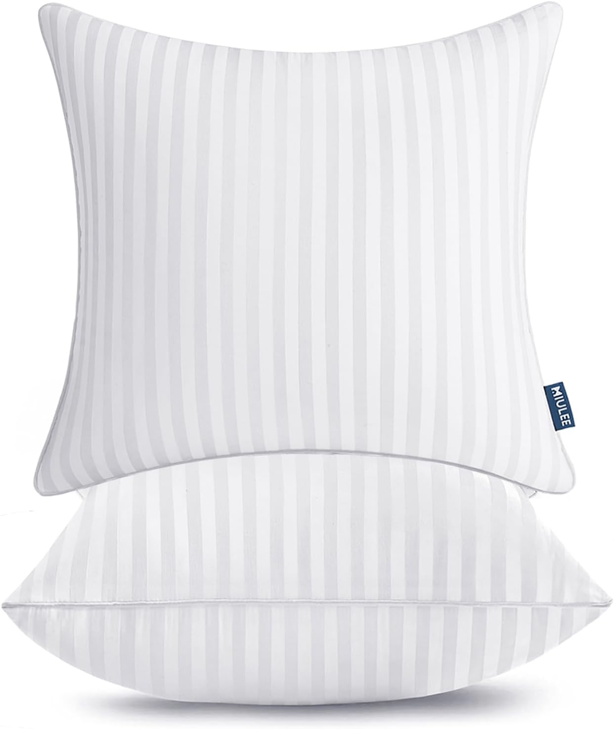 MIULEE 18x18 Pillow Inserts Firm and Fluffy Decorative Square Throw Pillows 