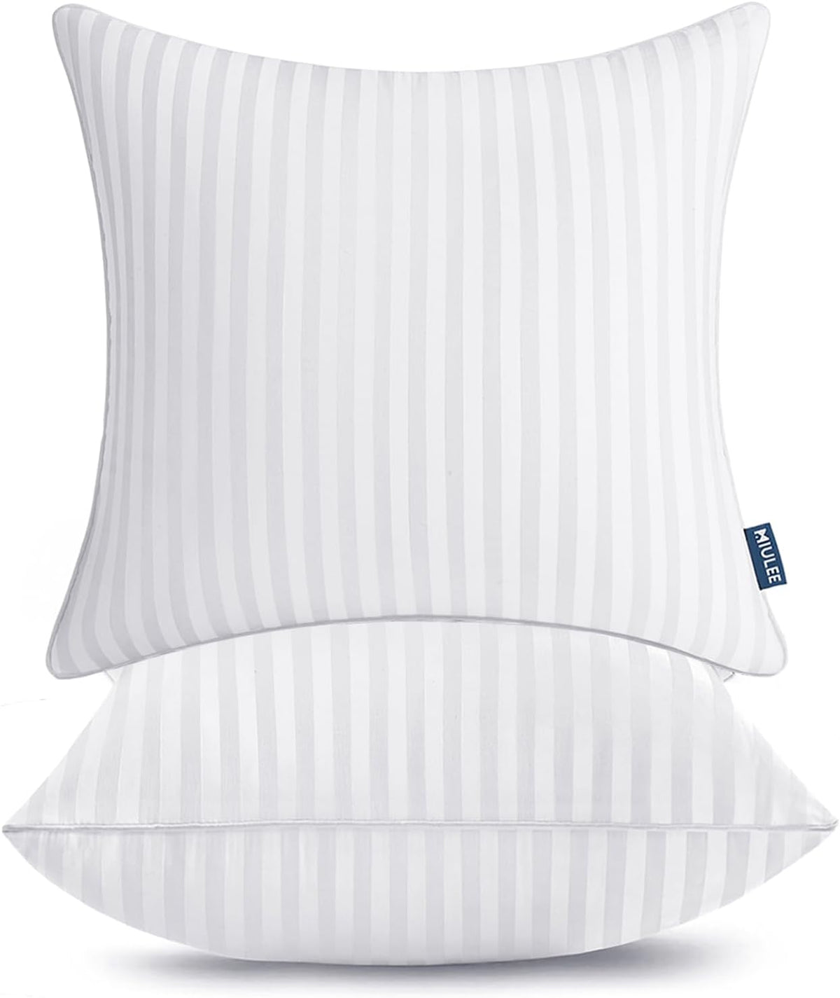 MIULEE 18x18 Pillow Inserts Firm and Fluffy Decorative Square Throw Pillows 
