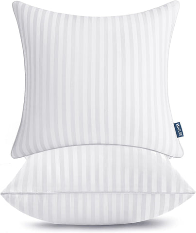 MIULEE 20x20 Pillow Inserts Firm and Fluffy Decorative Square Throw Pillows