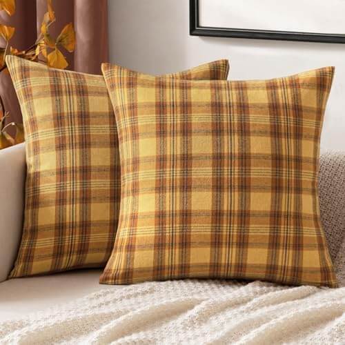MIULEE Fall Throw Pillow Cover 14x36 Long Body Lumbar Autumn Decoration Rust Pumpkin Accent Pillowcase for Sofa Couch Porch Bed Living Room Soft Plush Faux Fur Halloween Farmhouse Home Decor
