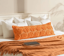 MIULEE Fall Throw Pillow Covers 24x24 Set of 2 Autumn Decorations Pure White Pumpkin Accent Pillowcase for Sofa Couch Porch Bed Living Room Soft Plush Faux Fur Halloween Farmhouse Home Decor