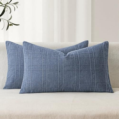 MIULEE Pack of 1 Sage Green Long Body Lumbar Decorative Throw Pillow Cover 14x36 Inch for Bed Couch Sofa Living Room Soft Boho Pillow Cover Modern Farmhouse Home Decor