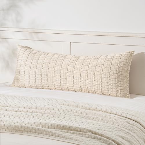 MIULEE Blue Decorative Pillow Covers 22x22 Inch Set of 4 Boho Western Farmhouse Home Decor Couch Throw Pillows Summer Coastal Corduroy Pillowcases Industrial for Sofa Cushion Living Room Bed