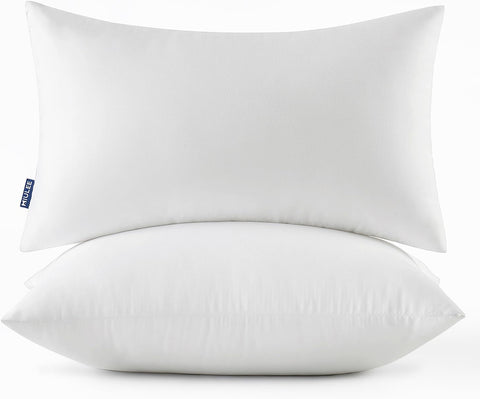 MIULEE Standard Size Pillow Inserts Pack of 2, Decorative Throw Pillow Inserts for Couch