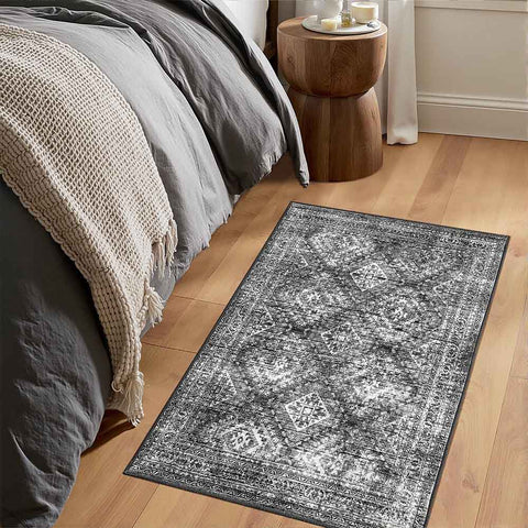 Vintage Washable Low Pile Area Rugs_2x3
