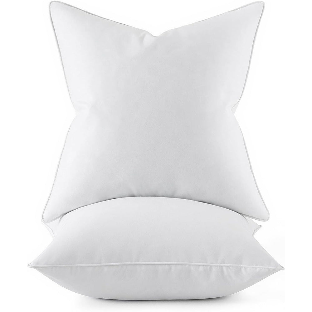 Down Feather Premium Throw Pillows with Cotton Fabric