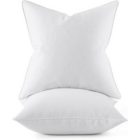 Down Feather Premium Throw Pillows with Cotton Fabric