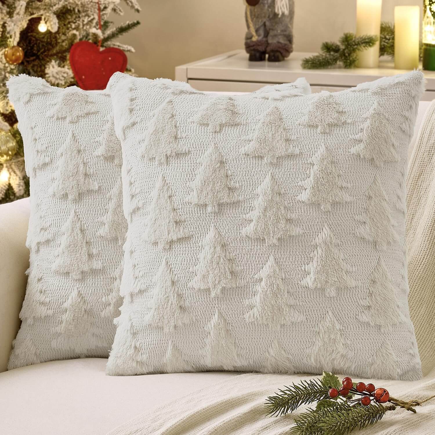 Christmas Xmas Tree Pillow Covers