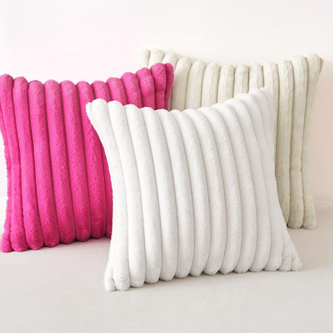 MIULEE Fur Pillow Covers