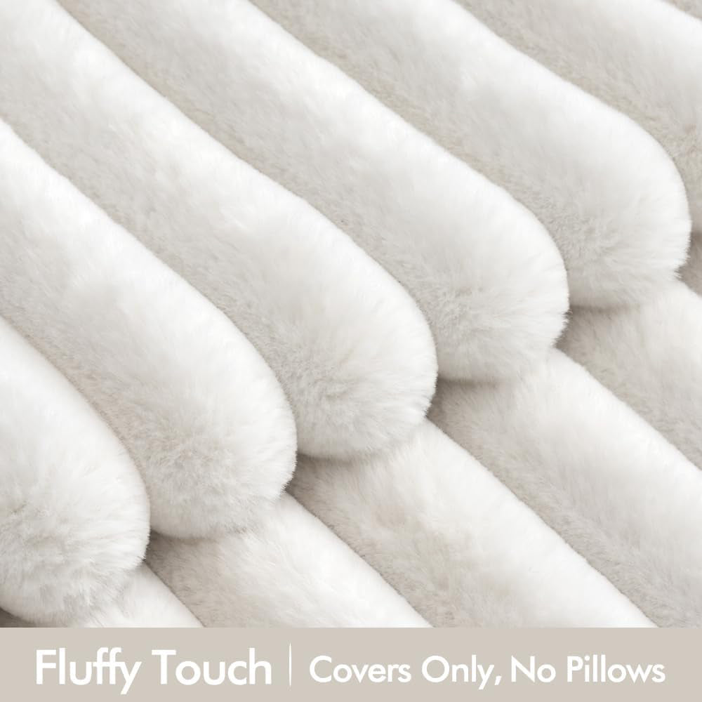 MIULEE Fur Pillow Covers _ Details