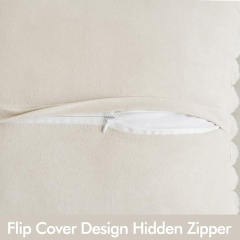 MIULEE Fur Pillow Covers _ Details