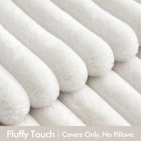 MIULEE Fur Pillow Covers _ Details