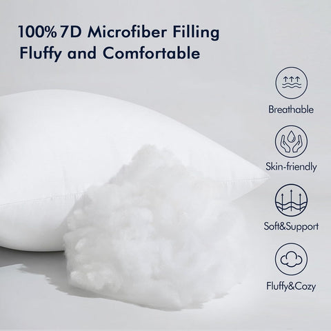 Hypoallergenic Premium Pillow Stuffer Sham Square