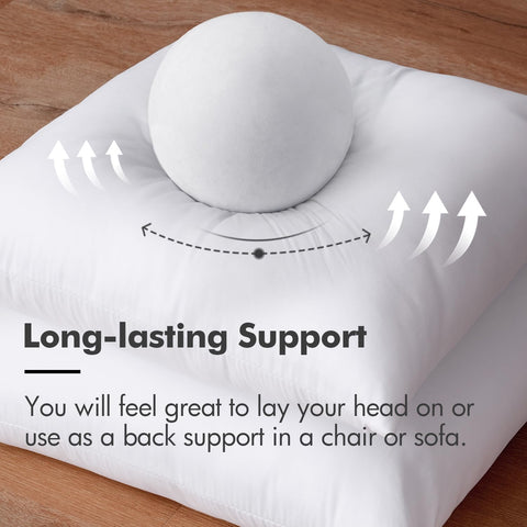 Hypoallergenic Premium Pillow Stuffer Sham Square