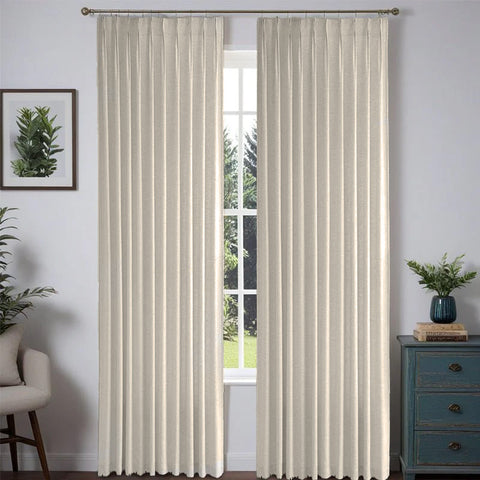 Nature Custom Heavyweight Linen Drape - Miulee