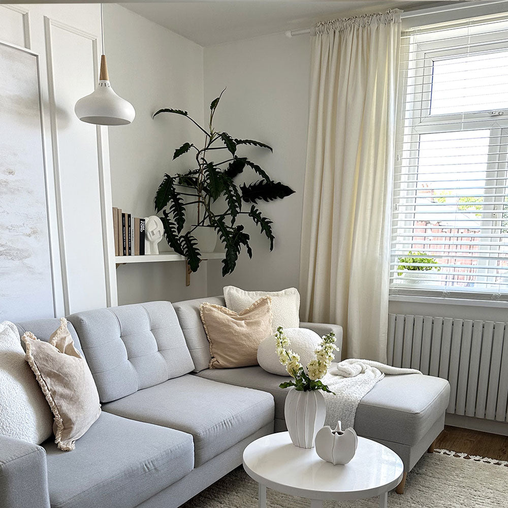 Nature Custom Heavyweight Linen Drape - Rod Pocket & Back Tab