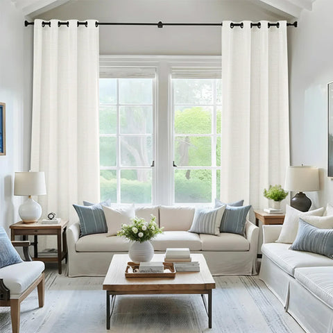 Nature Custom Heavyweight Linen Drape Grommet