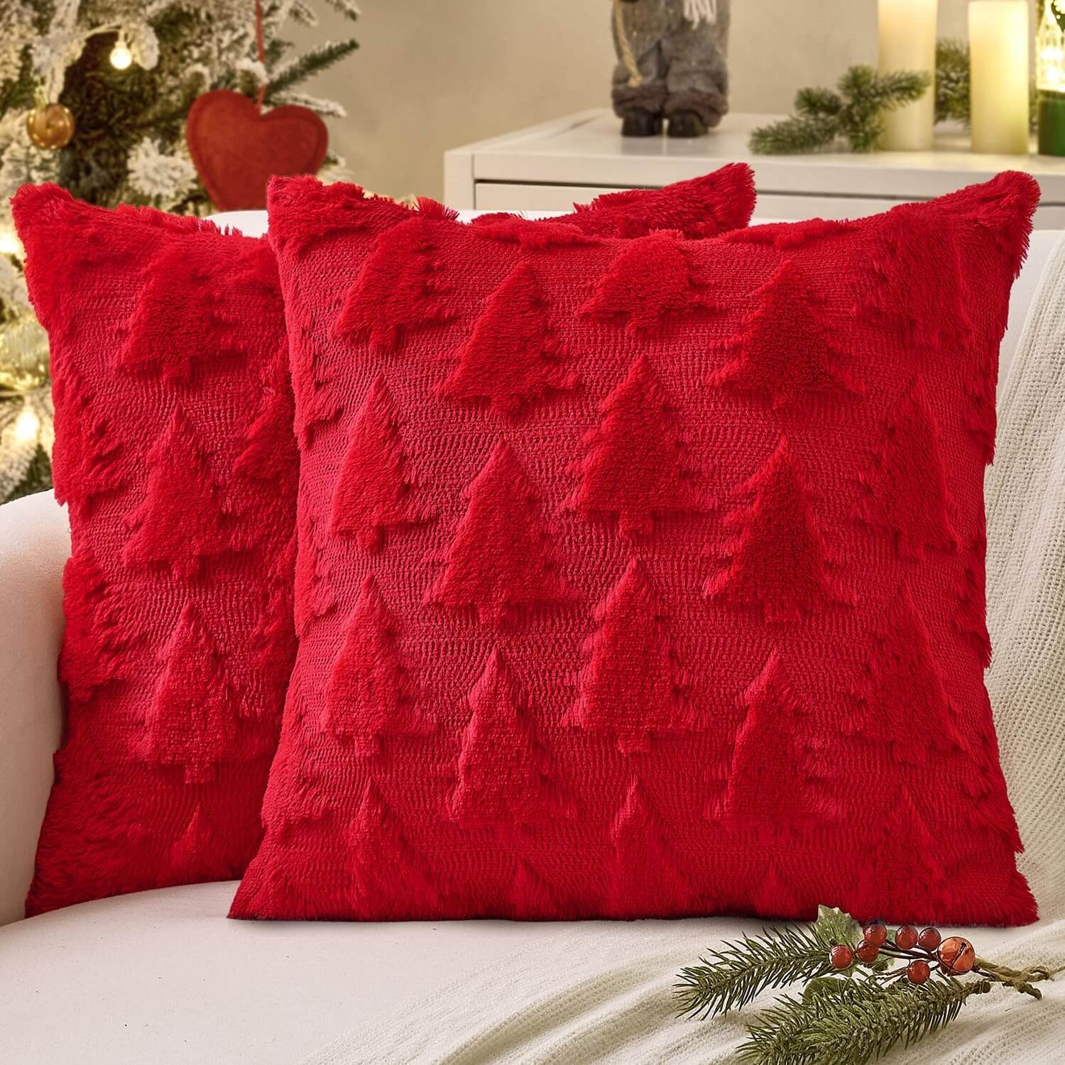 Christmas Xmas Tree Pillow Covers