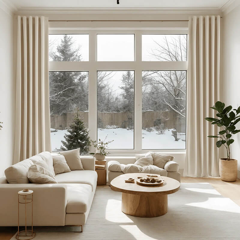 Cortinas de terciopelo MIULEE, cortinas opacas de lujo para dormitorio, sala de estar, aislamiento térmico, decoración de otoño, bolsillo para varilla súper suave y pestaña posterior, 2 paneles