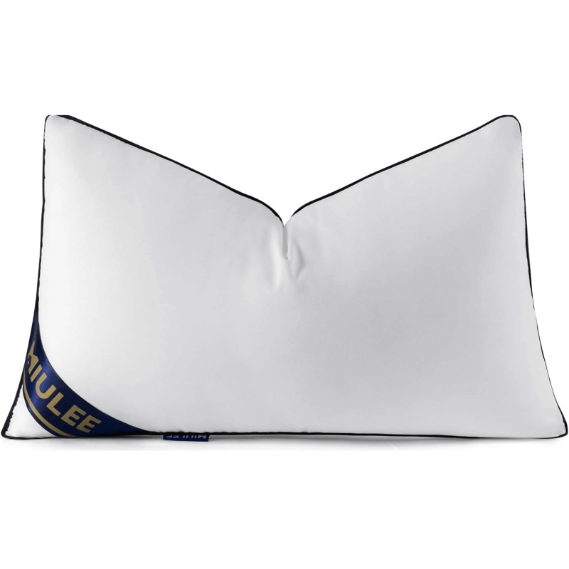 MIULEE 12x20 Pillow Insert Throw Pillow Premium Down Alternative Pillow Insert Rectangle Decorative Pillow Stuffer for Sofa, Couch (12x20 inch) - Miulee
