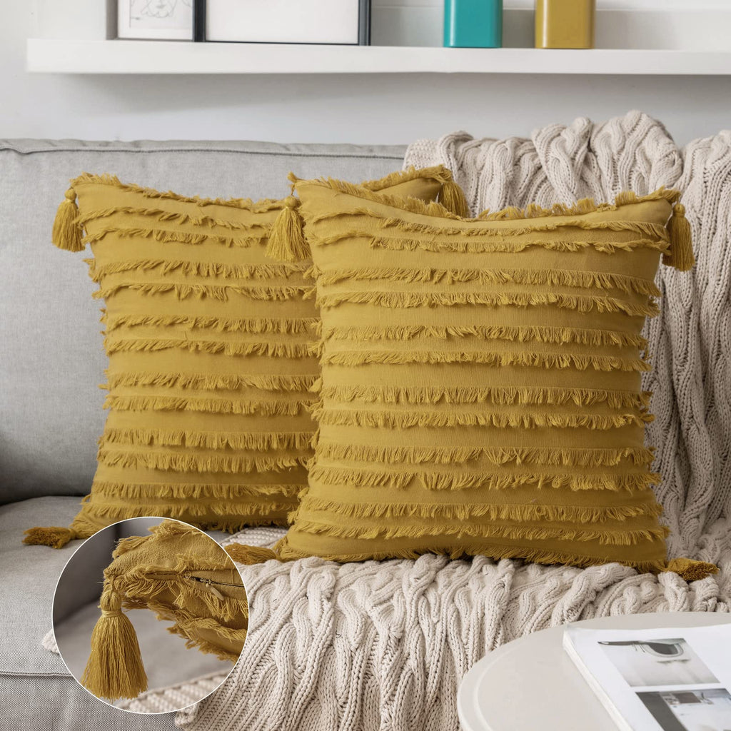 Cotton & Linen Textured Cushions