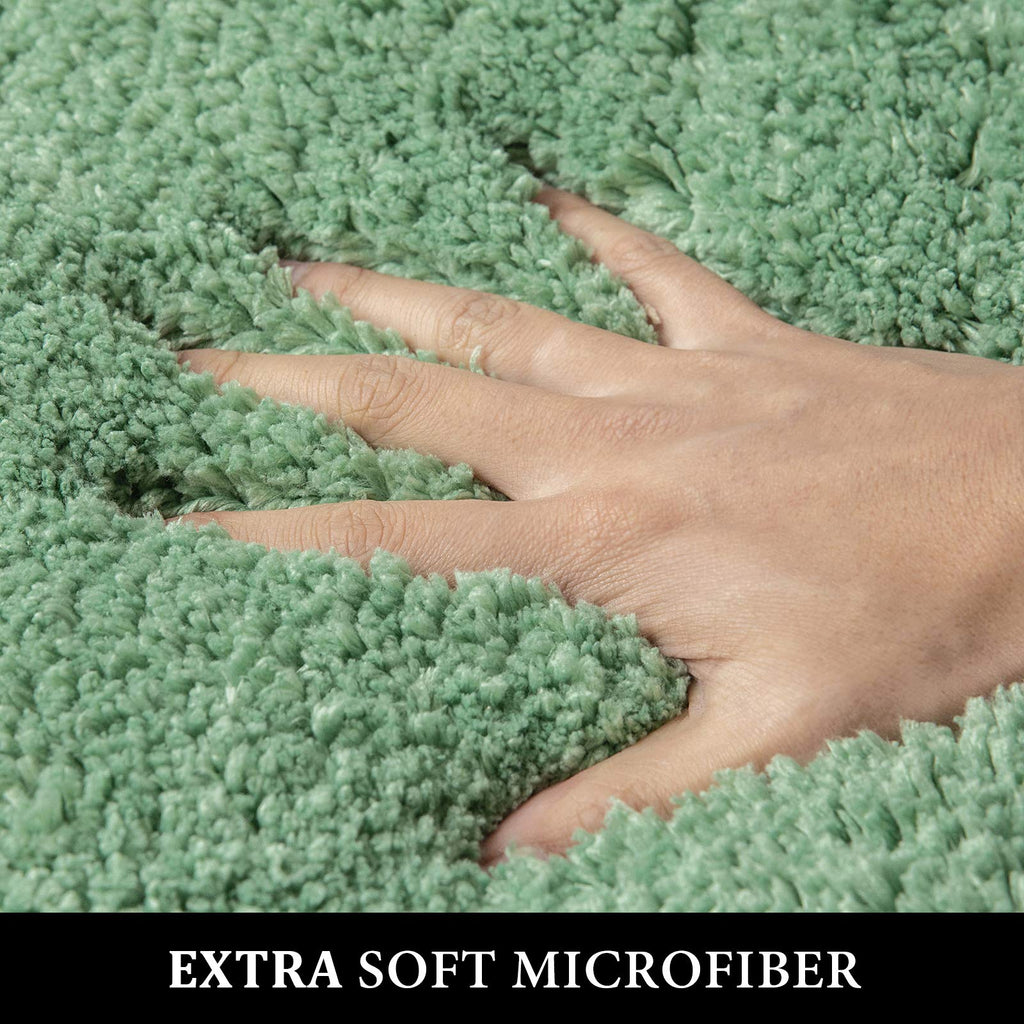 MIULEE Thick Soft Memory Foam Bathroom Rug Bath Mat Non Slip Super Abs