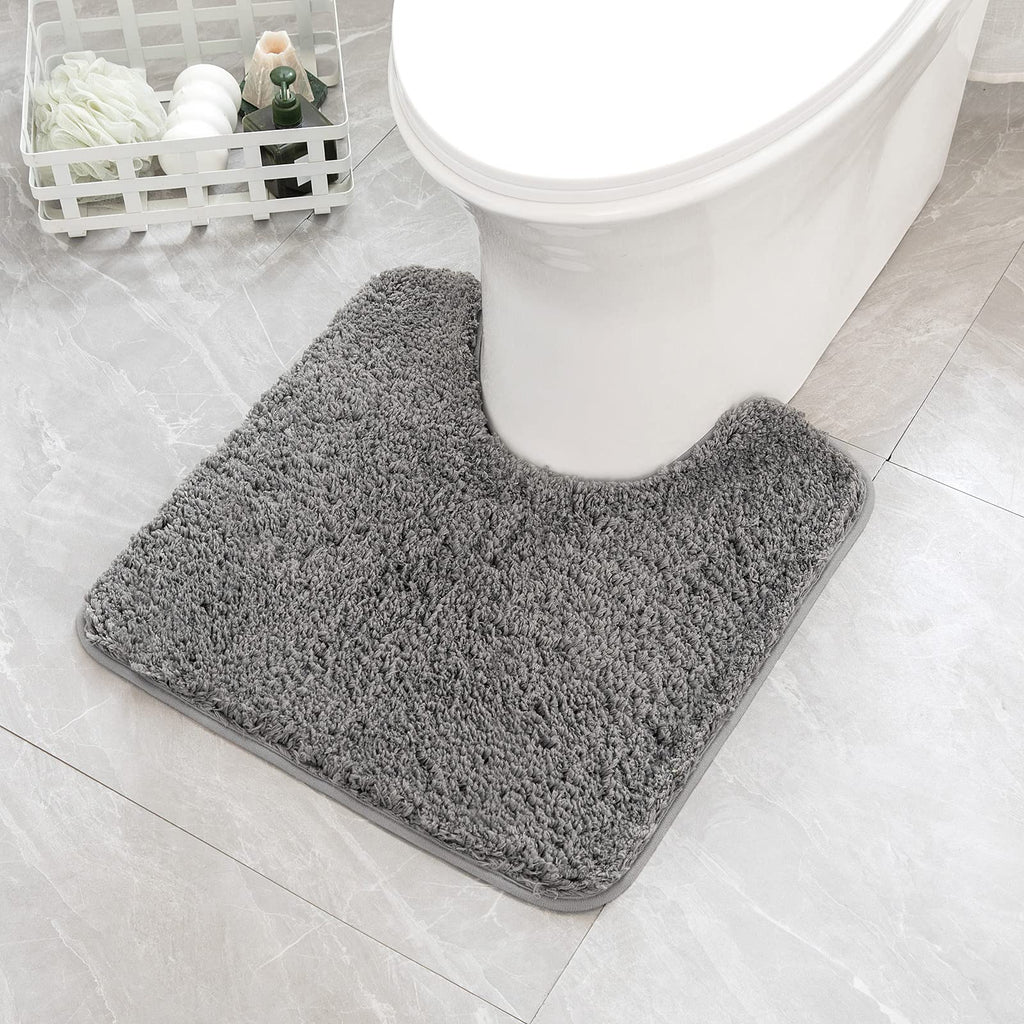UpHome Uphome Bathroom Runner Navy Blue Non-Slip Extra Long Bathroom Rugs  Soft And Water Absorbent Bath Mat Machine Washable Fluffy Mic