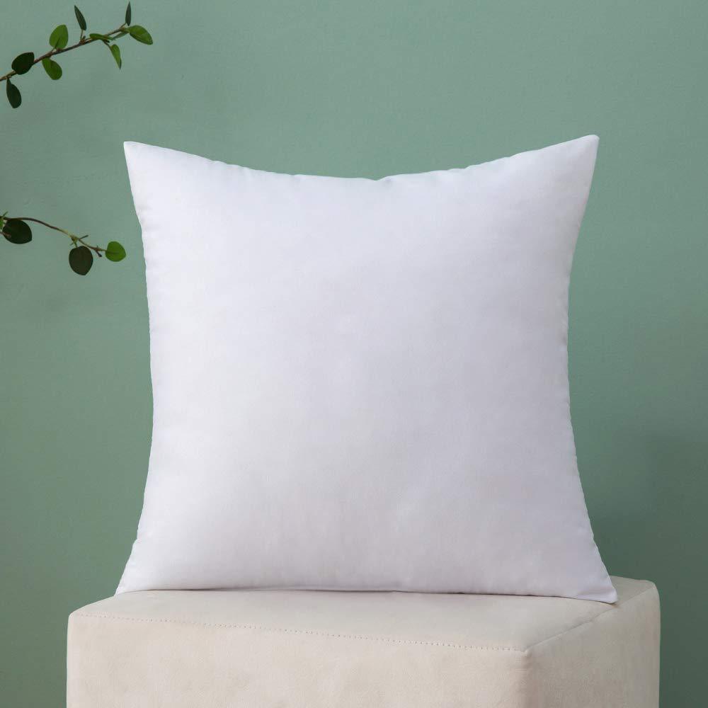 MIULEE Round Throw Pillows Hypoallergenic Pillow Insert Form Stuffer S