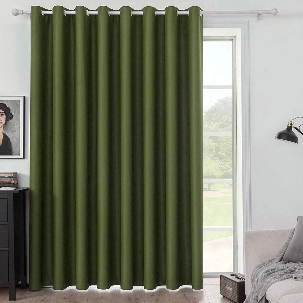 MIULEE Blackout Curtain for Living Room Sliding Glass Door Vertical Blind  for Room 1 Panels