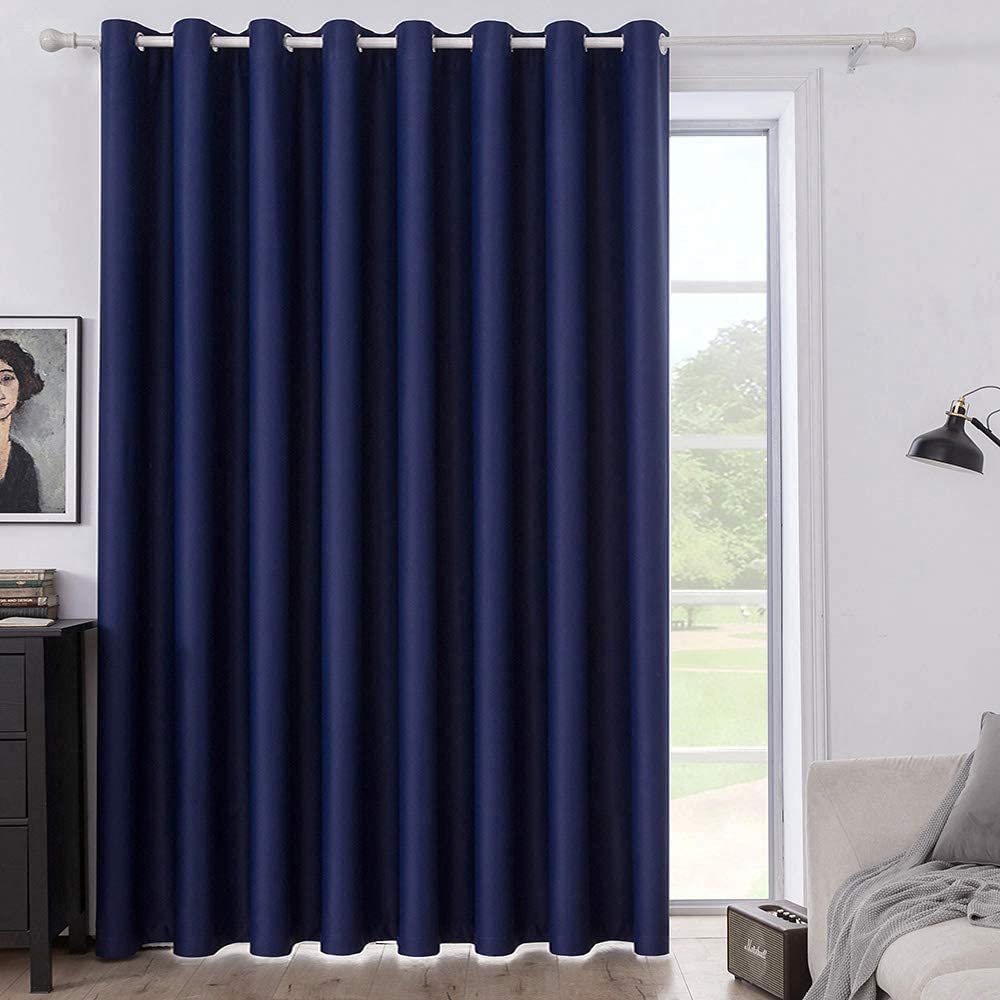 MIULEE Blackout Curtain for Living Room Sliding Glass Door Vertical Blind  for Room 1 Panels