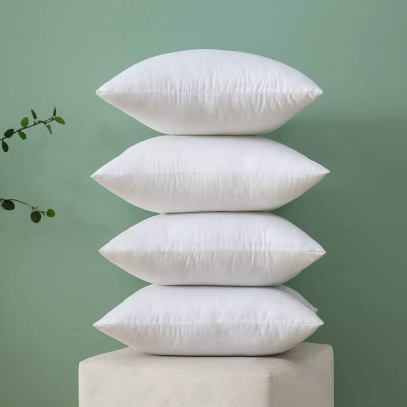 MIULEE Throw Pillow Insert Hypoallergenic Premium Pillow Stuffer Sham Square for Decorative Cushion Bed Couch Sofa 1 Pack - Miulee
